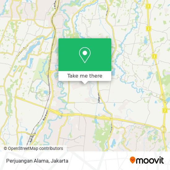 Perjuangan Alama map