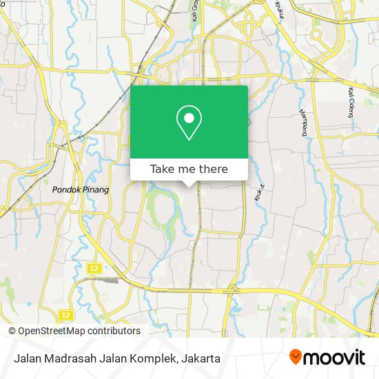 Jalan Madrasah Jalan Komplek map