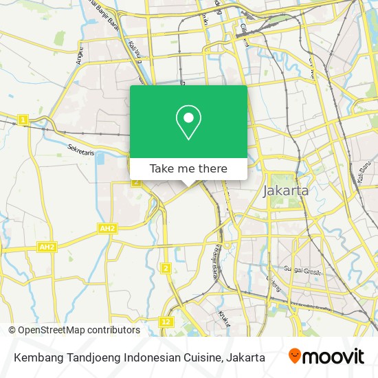 Kembang Tandjoeng Indonesian Cuisine map