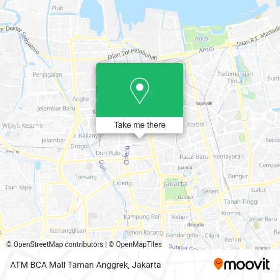ATM BCA Mall Taman Anggrek map