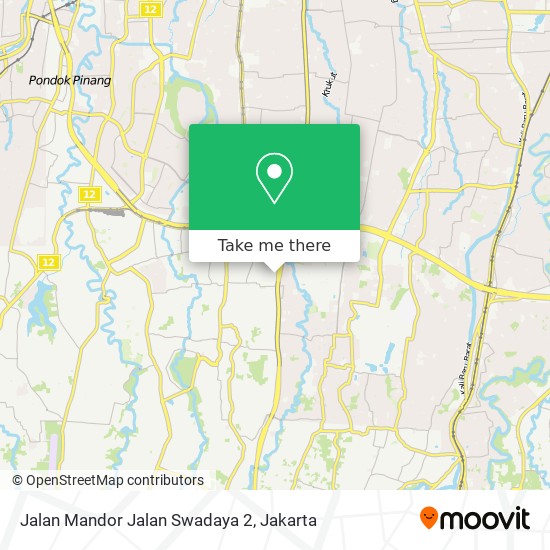 Jalan Mandor Jalan Swadaya 2 map