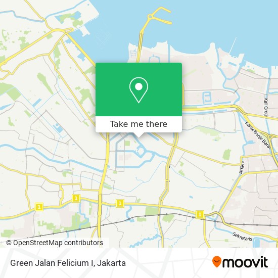 Green Jalan Felicium I map