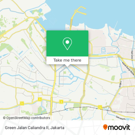Green Jalan Caliandra II map
