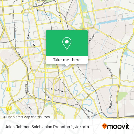 Jalan Rahman Saleh Jalan Prapatan 1 map