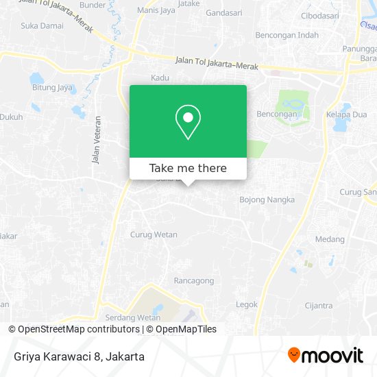 Griya Karawaci 8 map