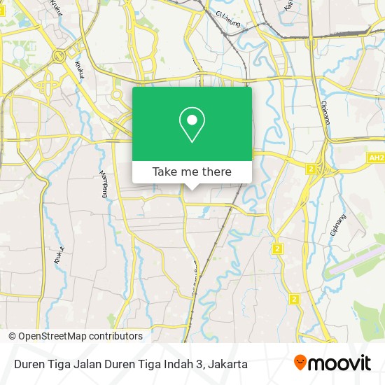 Duren Tiga Jalan Duren Tiga Indah 3 map