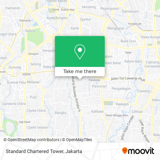 Standard Chartered Tower map