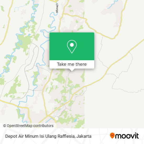 Depot Air Minum Isi Ulang Rafflesia map