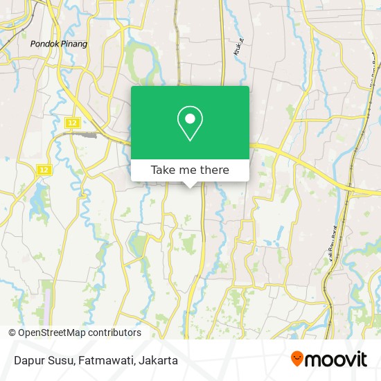 Dapur Susu, Fatmawati map