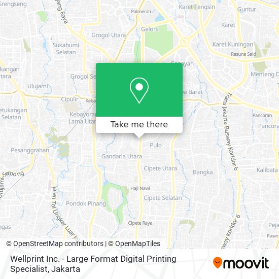 Wellprint Inc. - Large Format Digital Printing Specialist map