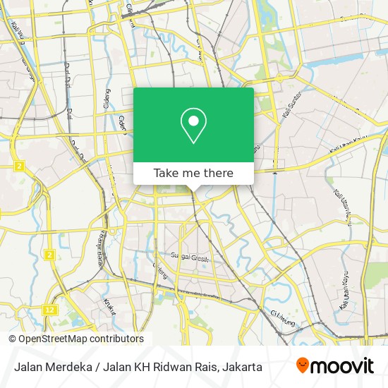 Jalan Merdeka / Jalan KH Ridwan Rais map