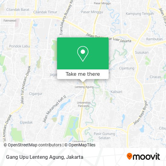 Gang Upu Lenteng Agung map