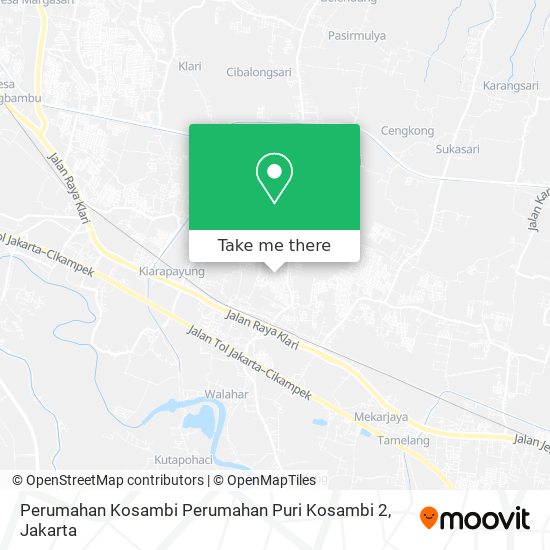Perumahan Kosambi Perumahan Puri Kosambi 2 map