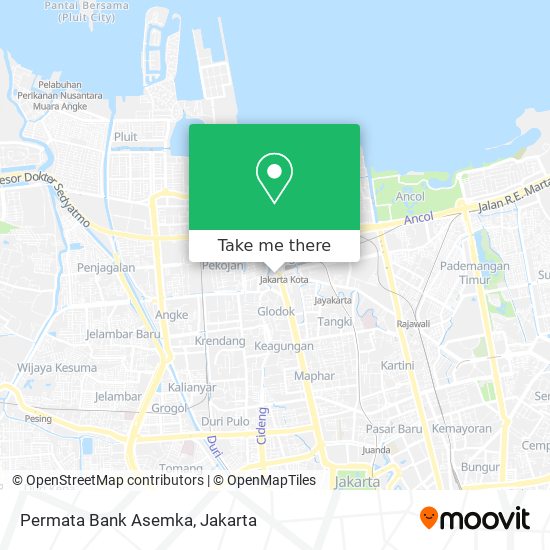 Permata Bank Asemka map