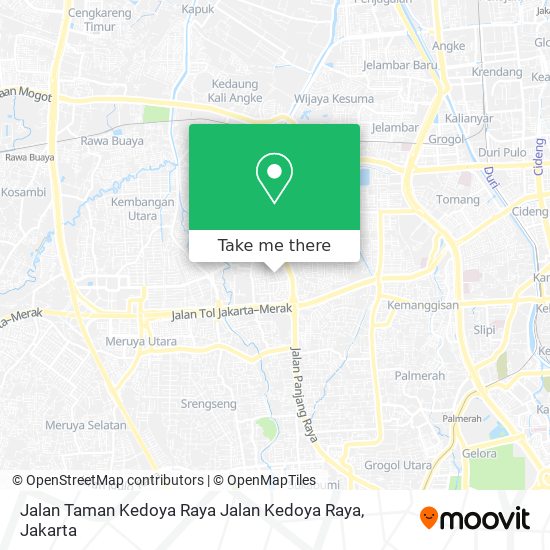 Jalan Taman Kedoya Raya Jalan Kedoya Raya map