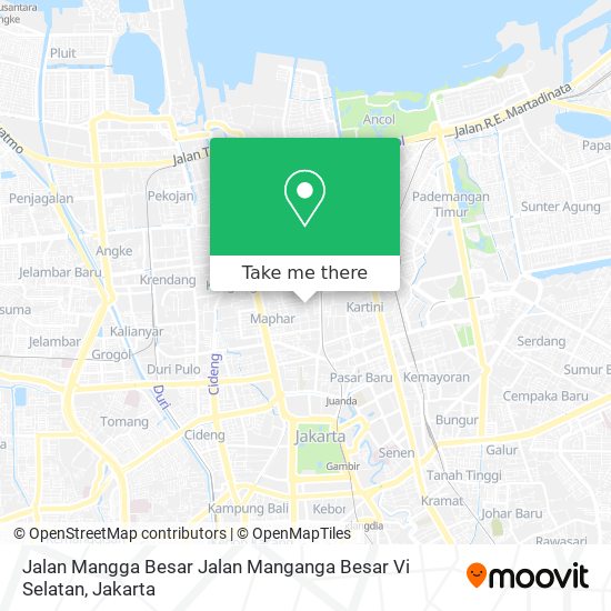 Jalan Mangga Besar Jalan Manganga Besar Vi Selatan map