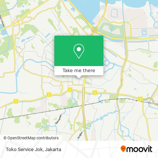 Toko Service Jok map