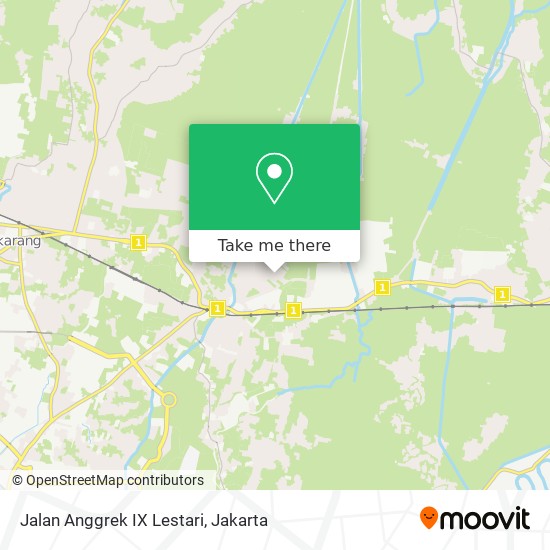 Jalan Anggrek IX Lestari map