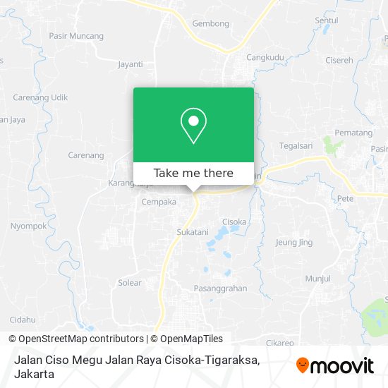 Jalan Ciso Megu Jalan Raya Cisoka-Tigaraksa map