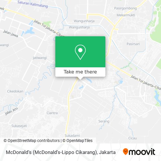 McDonald's (McDonald's-Lippo Cikarang) map