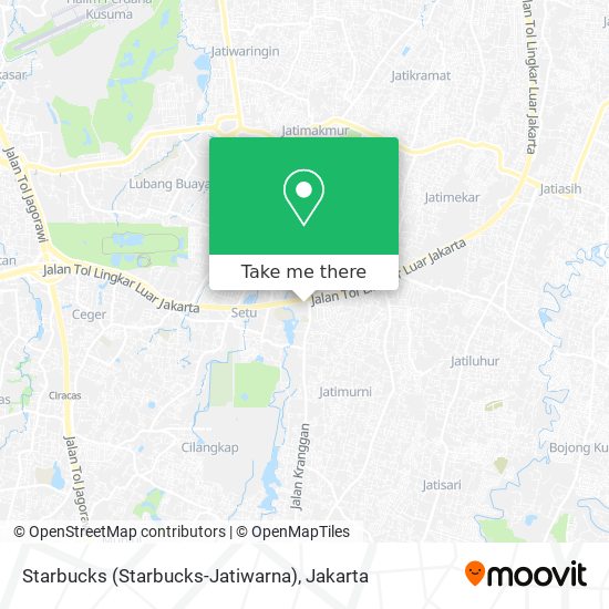 Starbucks (Starbucks-Jatiwarna) map