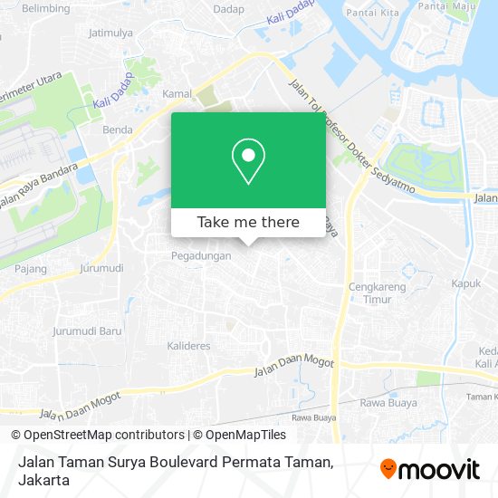 Jalan Taman Surya Boulevard Permata Taman map