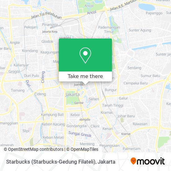 Starbucks (Starbucks-Gedung Filateli) map