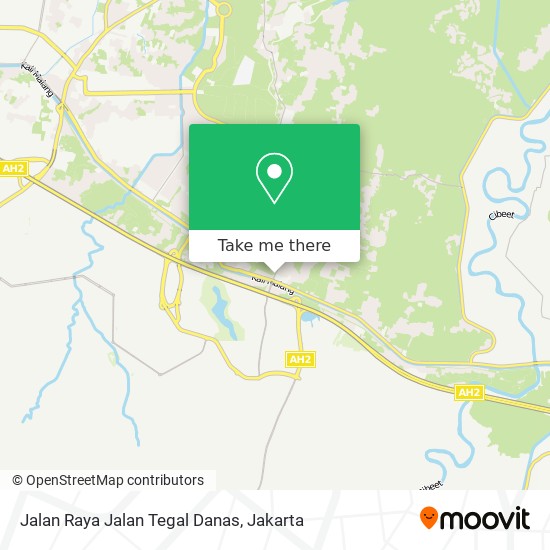 Jalan Raya Jalan Tegal Danas map