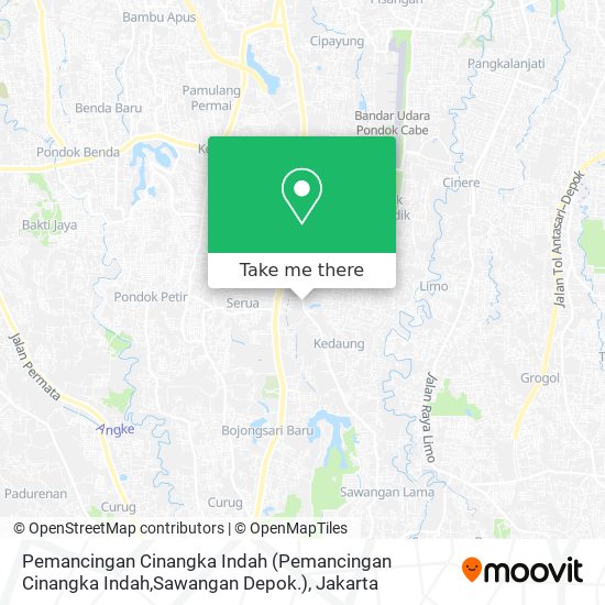 Pemancingan Cinangka Indah (Pemancingan Cinangka Indah,Sawangan Depok.) map