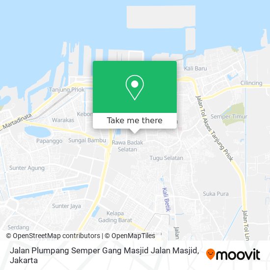 Jalan Plumpang Semper Gang Masjid Jalan Masjid map