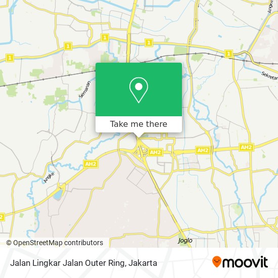 Jalan Lingkar Jalan Outer Ring map