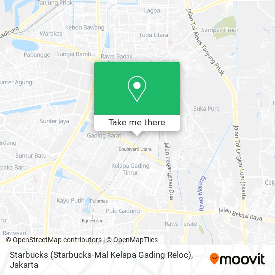 Starbucks (Starbucks-Mal Kelapa Gading Reloc) map