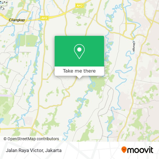 Jalan Raya Victor map