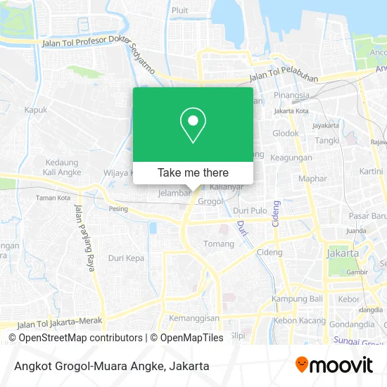 Angkot Grogol-Muara Angke map