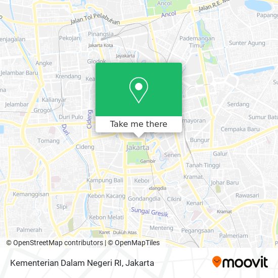 Kementerian Dalam Negeri RI map