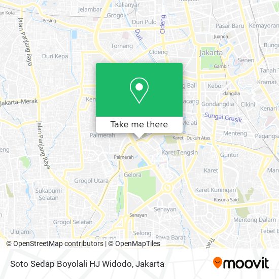 Soto Sedap Boyolali HJ Widodo map