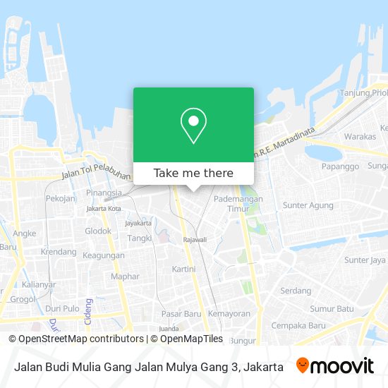 Jalan Budi Mulia Gang Jalan Mulya Gang 3 map