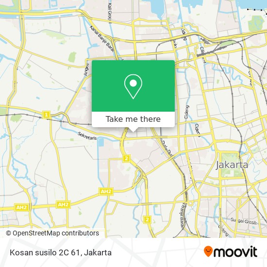 Kosan susilo 2C 61 map