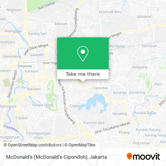 McDonald's (McDonald's-Cipondoh) map