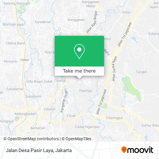 Jalan Desa Pasir Laya map