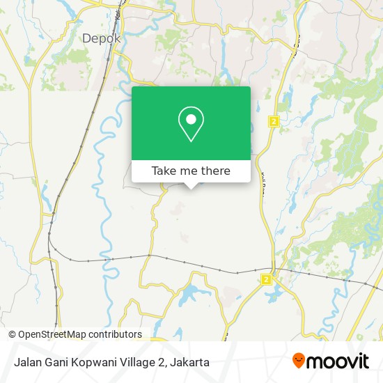 Jalan Gani Kopwani Village 2 map