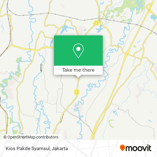 Kios Pakde Syamsul map