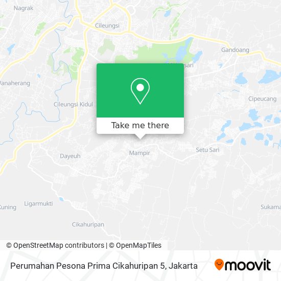 Perumahan Pesona Prima Cikahuripan 5 map
