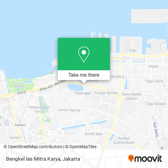 Bengkel las Mitra Karya map