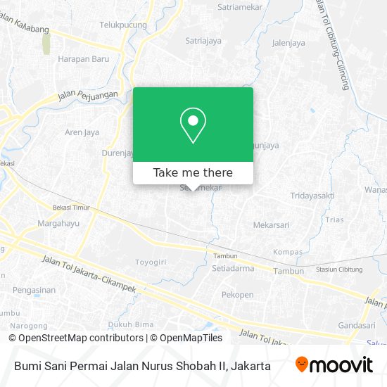 Bumi Sani Permai Jalan Nurus Shobah II map