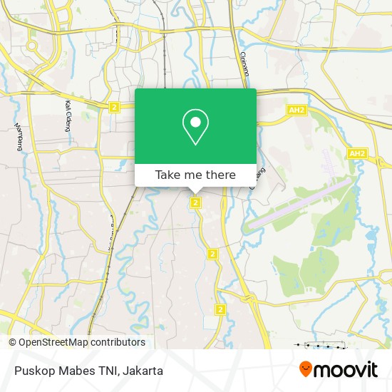 Puskop Mabes TNI map