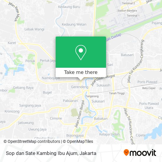 Sop dan Sate Kambing Ibu Ajum map