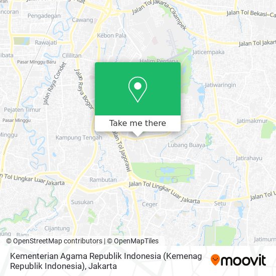 Kementerian Agama Republik Indonesia (Kemenag Republik Indonesia) map