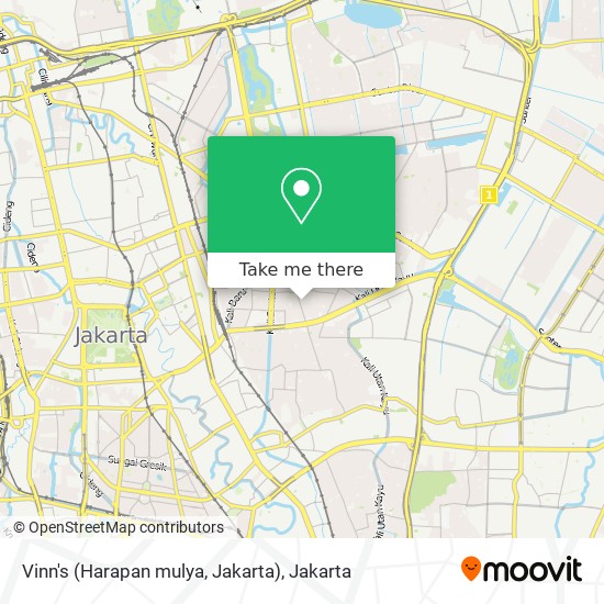 Vinn's (Harapan mulya, Jakarta) map