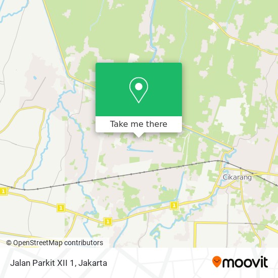 Jalan Parkit XII 1 map